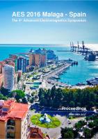 Cover for Proceedings of AES 2016, the 4th Advanced Electromagnetics Symposium