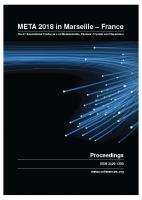 Cover for Proceedings of META'18, The 9th International Conference on Metamaterials, Photonic Crystals and Plasmonics
