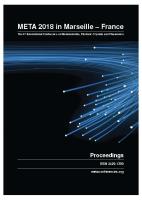 Cover for Proceedings of META'18, The 9th International Conference on Metamaterials, Photonic Crystals and Plasmonics