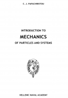 Cover for Introduction to Mechanics of Particles and Systems